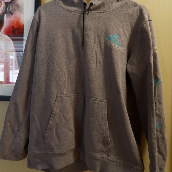 90's HURLEY BACKPRINT HOODIE - Picture 1 of 3